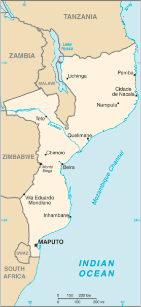 Климат Мозамбик