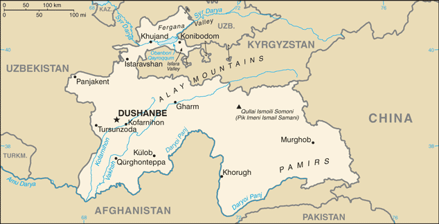 Климат Таджикистан