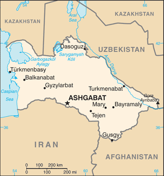 Климат Туркмения